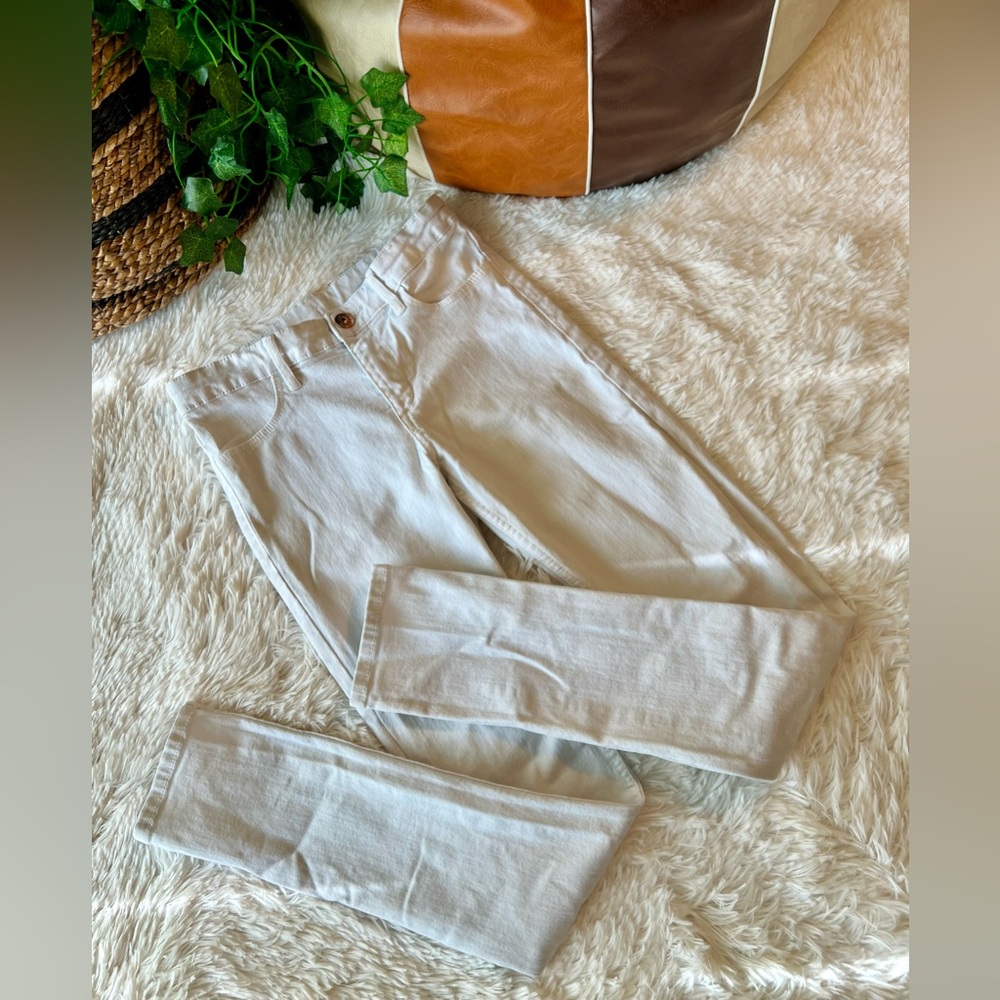 H&M Kids Pants White Denim Skinny Jeans 10-11 Yrs